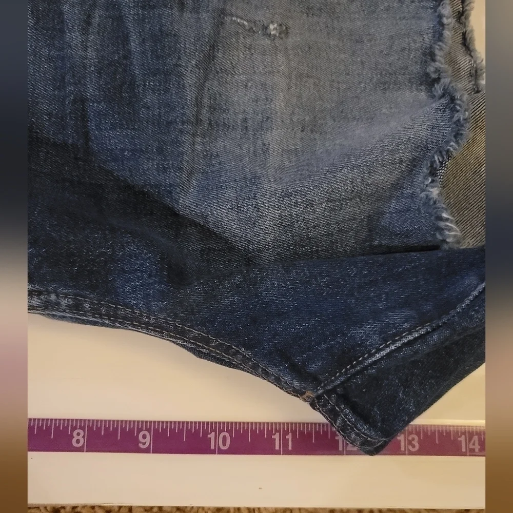 MADEWELL HIGH-RISE DENIM SHORTS, SZ 27